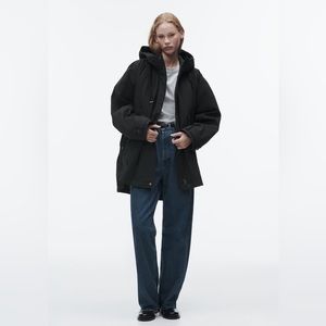 Zara ASYMMETRIC OVERSIZED PARKA